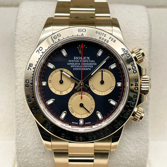 プレオウンドロレックス デイトナ 116508 ブラック・シャンパン オイスターブレスレット 40mm