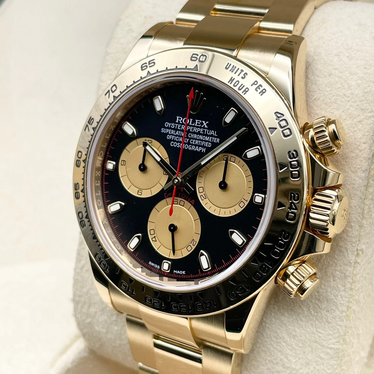 プレオウンドロレックス デイトナ 116508 ブラック・シャンパン オイスターブレスレット 40mm