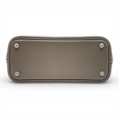 プレオウンドエルメス ボリード1923 ミニ エトゥープ シェーブル シルバー金具 K刻印