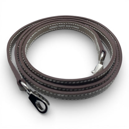 プレオウンドエルメス ボリード1923 ミニ エトゥープ シェーブル シルバー金具 K刻印