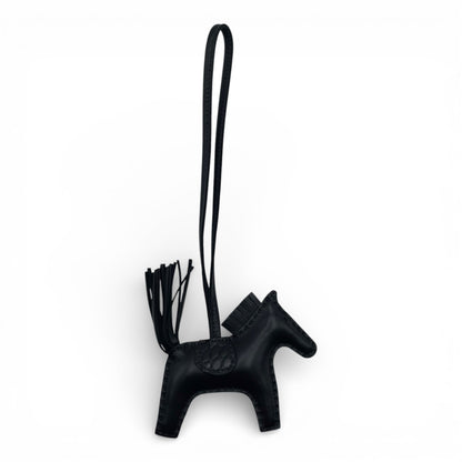 プレオウンドエルメス ロデオチャーム タッチ PM ノワール アニョーミロ/アリゲーターマット Z刻印