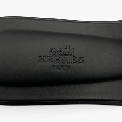 プレオウンドエルメス オアジス サンダル 37 ノワール 23cm