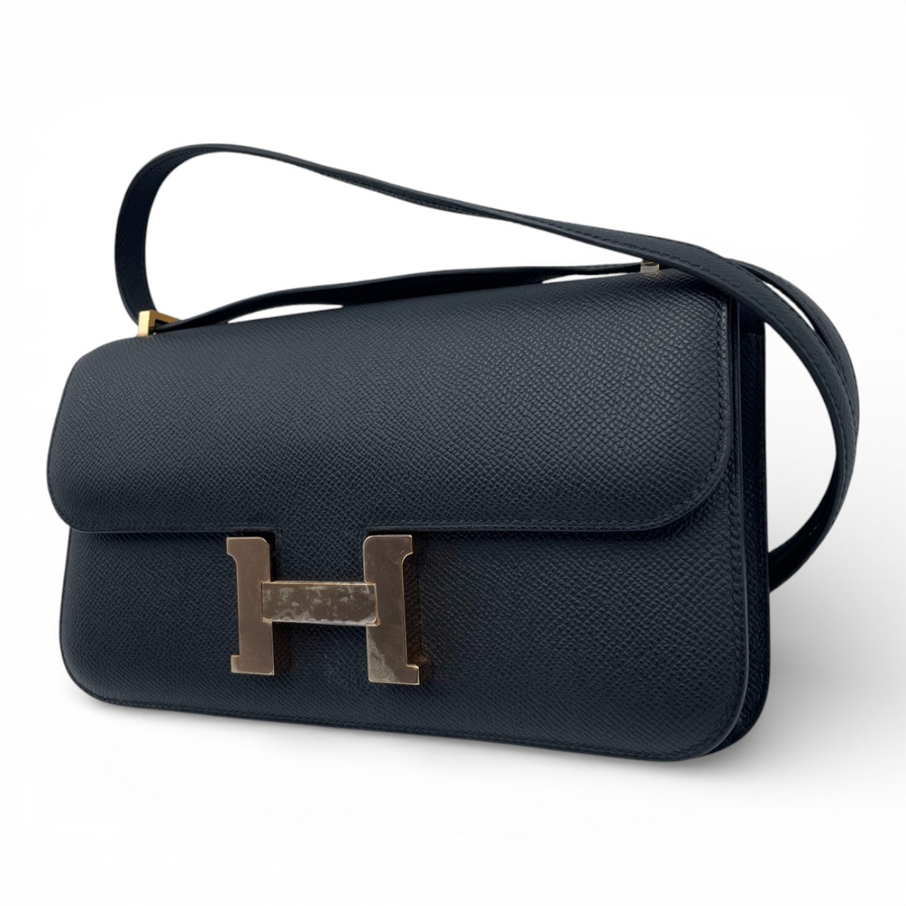 プレオウンドエルメス コンスタンスエラン 25 ノワール エプソン ローズゴールド金具 B刻印