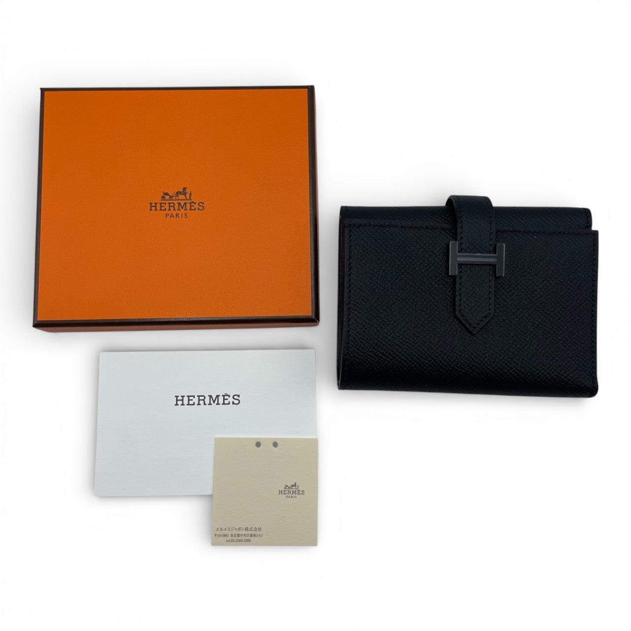 プレオウンドエルメス ベアンコンビネ ソーブラック エプソン ブラック金具 U刻印