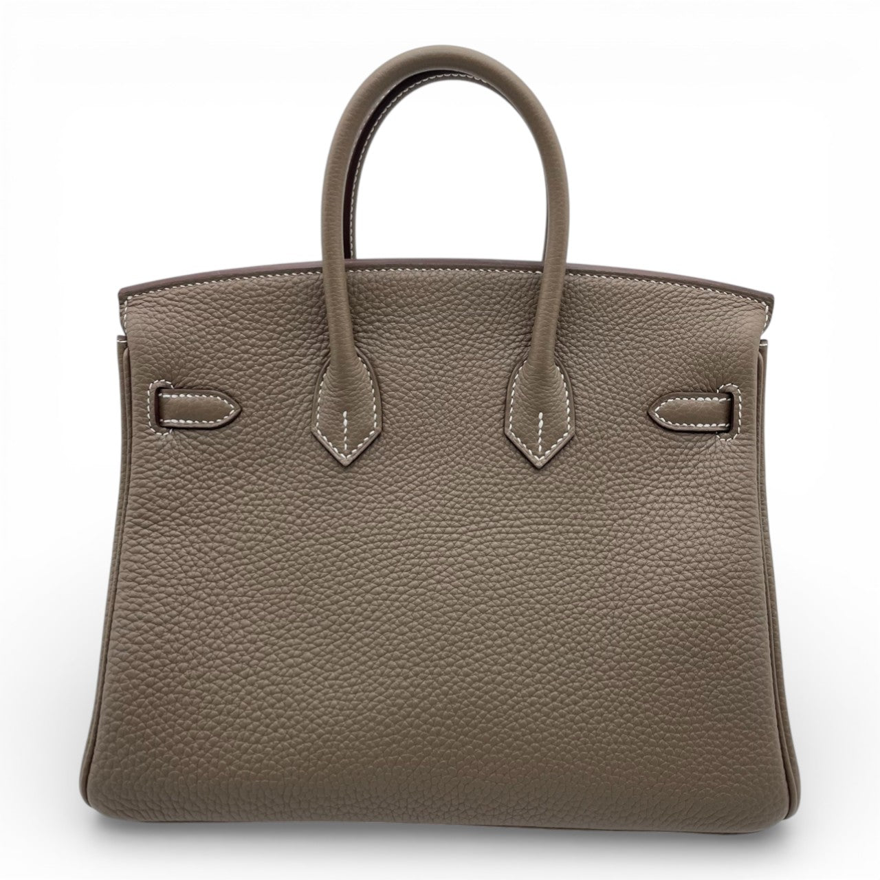 プレオウンドエルメス バーキン 25 エトゥープ トゴ ゴールド金具 B刻印