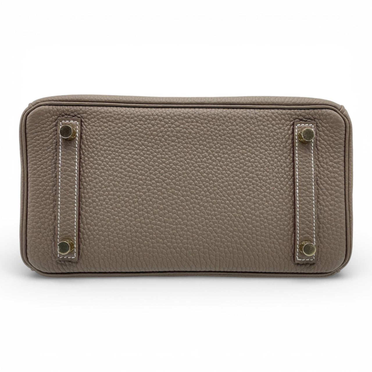 プレオウンドエルメス バーキン 25 エトゥープ トゴ ゴールド金具 B刻印