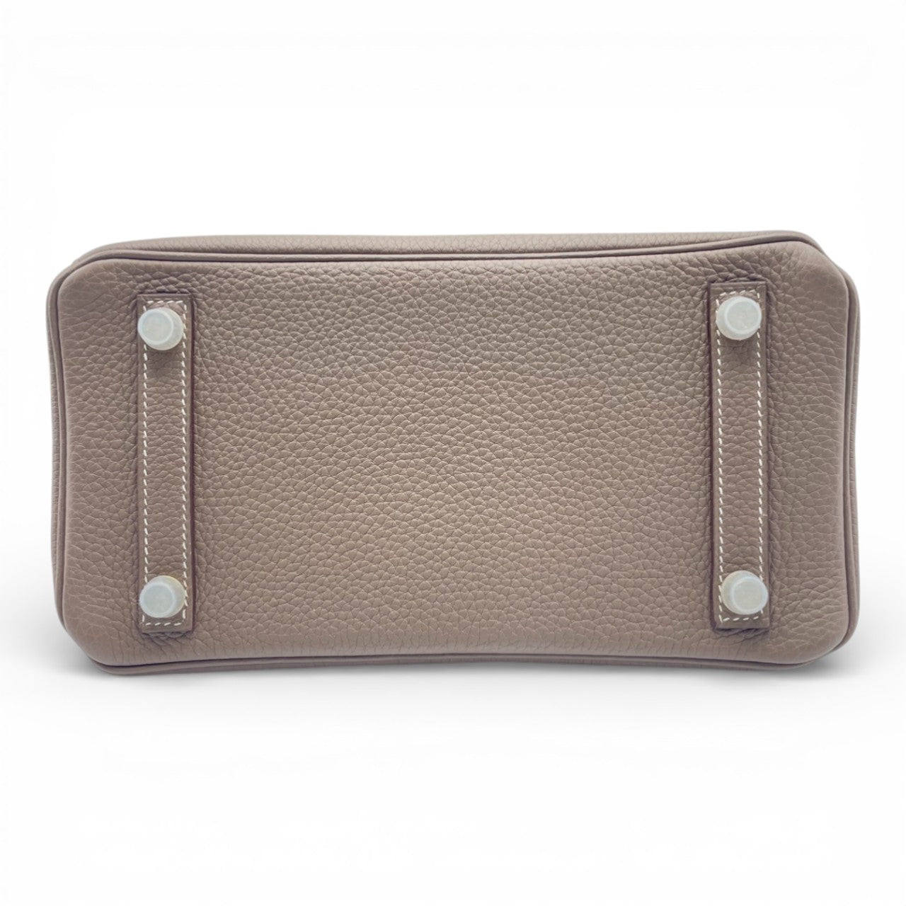 プレオウンドエルメス バーキン 25 エトゥープ トゴ ゴールド金具 C刻印