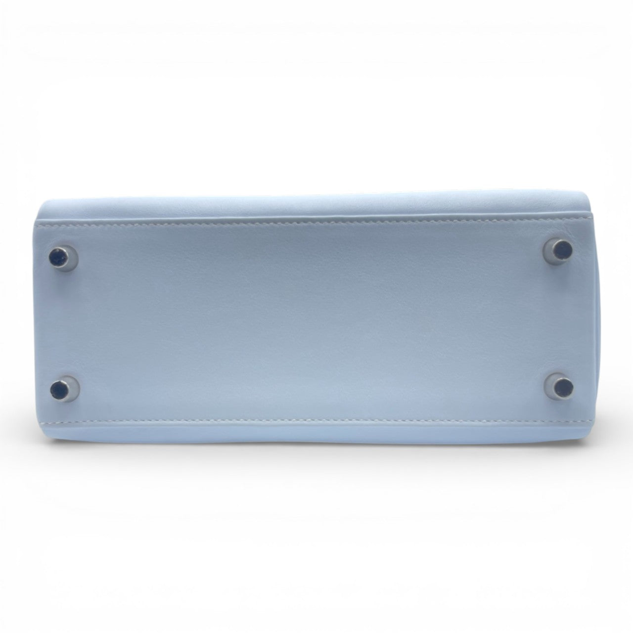 プレオウンドエルメス ケリー 25 ブルーブリュム スイフト シルバー金具 Z刻印