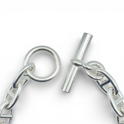 プレオウンドエルメス シェーヌ・ダンクル ブレスレット GM シルバー925 13コマ