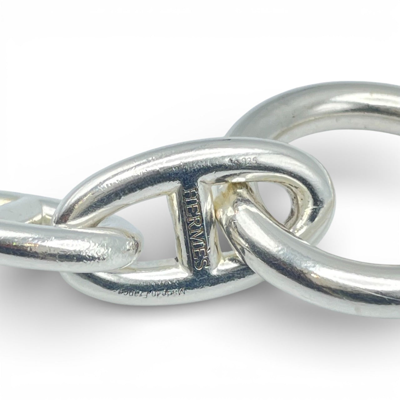 プレオウンドエルメス シェーヌ・ダンクル ブレスレット GM シルバー925 13コマ