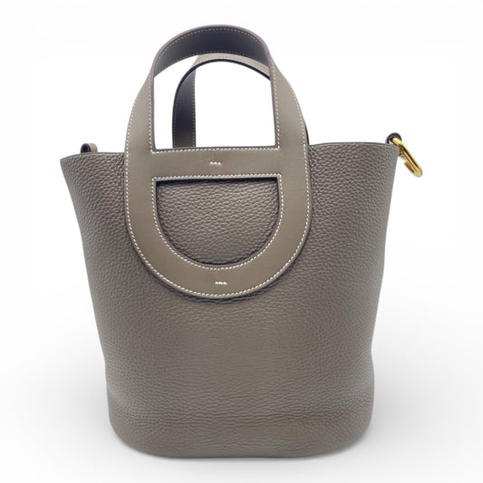 プレオウンドエルメス インザループ 23 エトゥープ トリヨンクレマンス ゴールド金具 B刻印