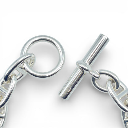 プレオウンドエルメス シェーヌ・ダンクル ブレスレット GM シルバー925 12コマ