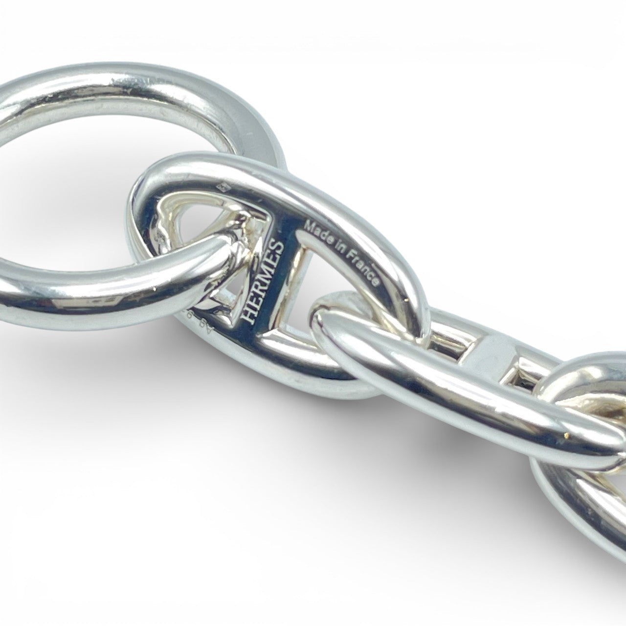 プレオウンドエルメス シェーヌ・ダンクル ブレスレット GM シルバー925 12コマ