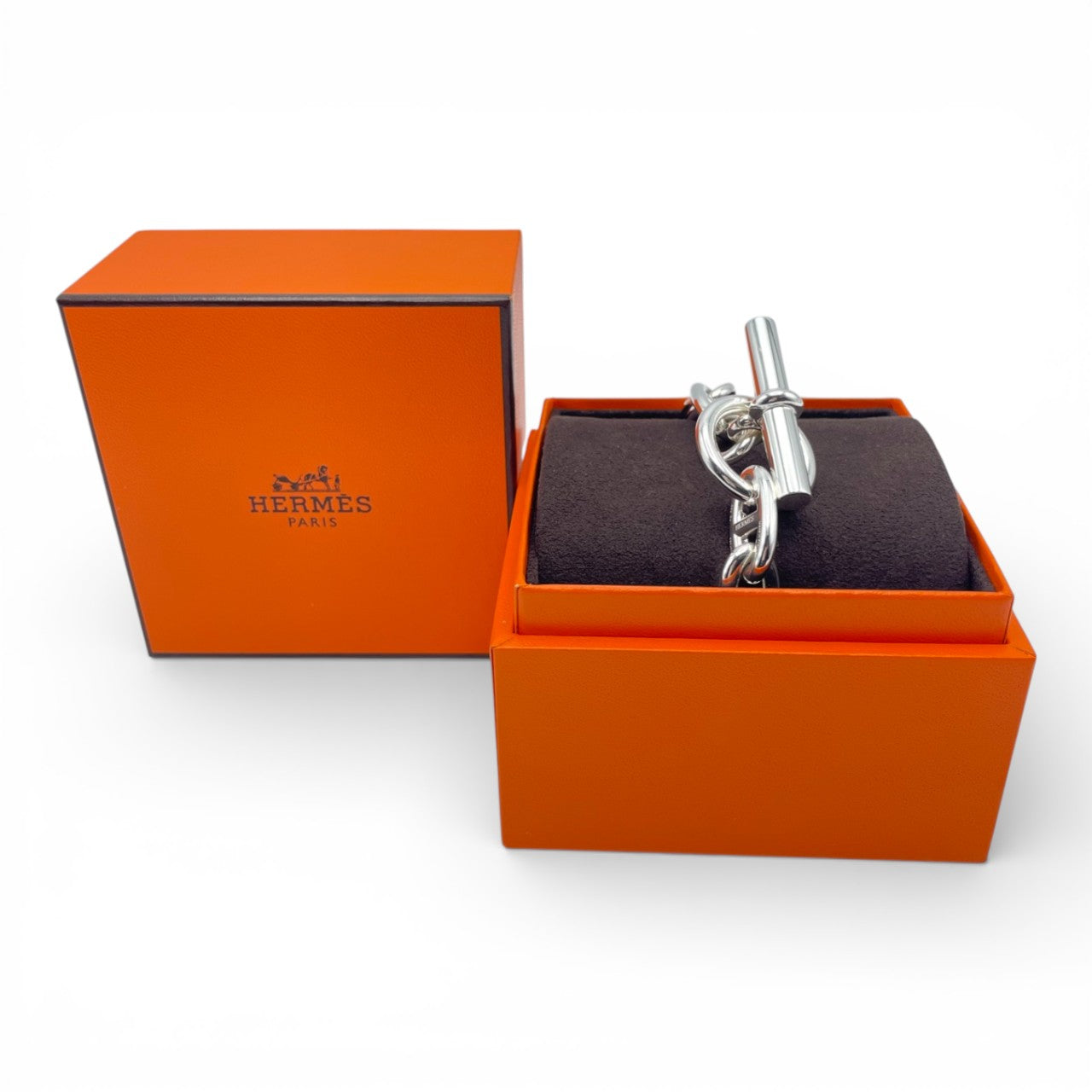 プレオウンドエルメス シェーヌ・ダンクル ブレスレット GM シルバー925 12コマ