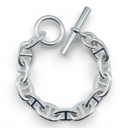 プレオウンドエルメス シェーヌ・ダンクル ブレスレット TGM シルバー925 12コマ