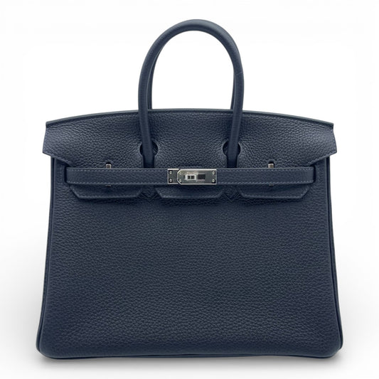 プレオウンドエルメス バーキン 25 キャバン トゴ シルバー金具 U刻印