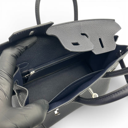 プレオウンドエルメス バーキン 25 キャバン トゴ シルバー金具 U刻印