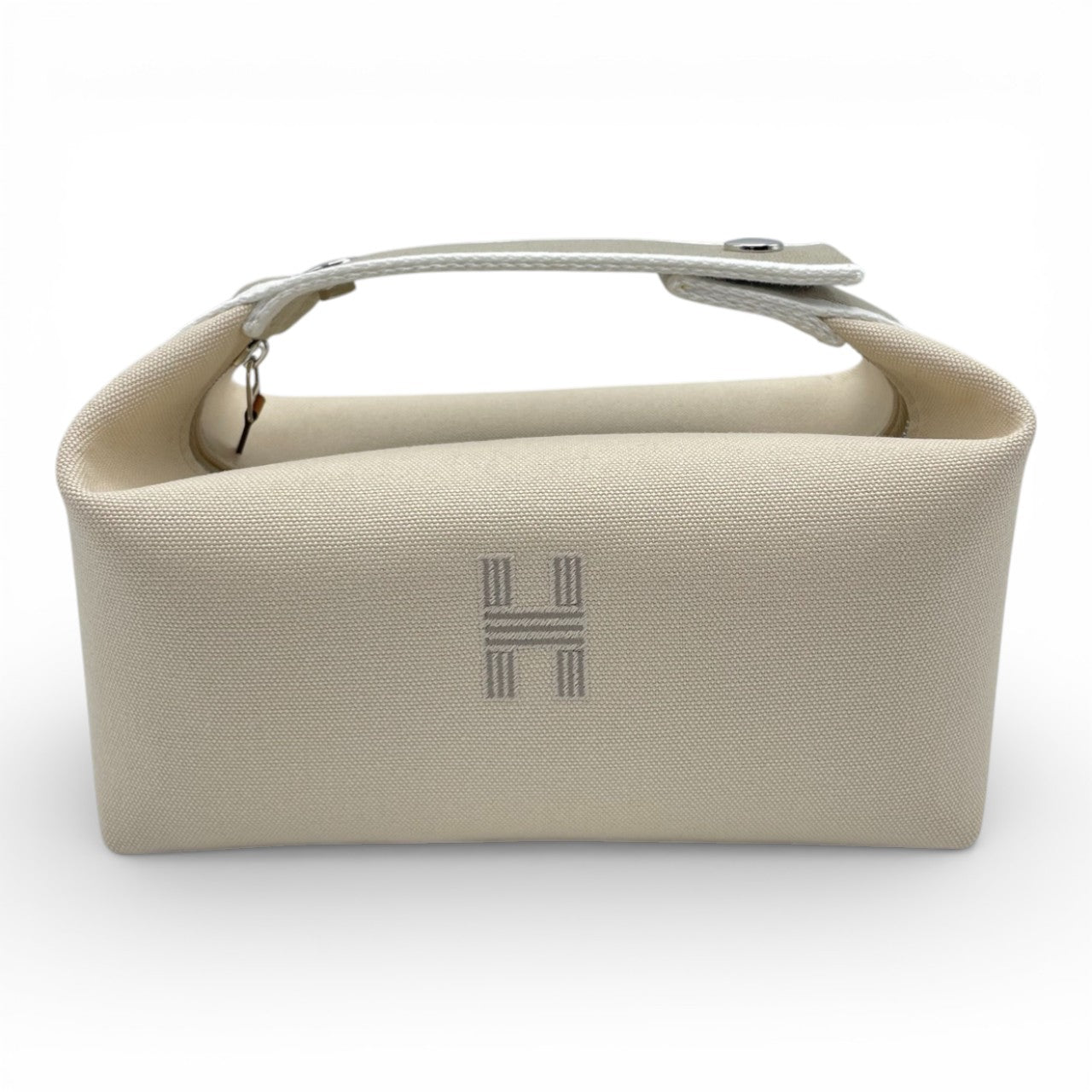 プレオウンドエルメス ブリッド・ア・ブラック PM ナチュラル トワルアッシュ シルバー金具