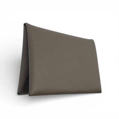 プレオウンドエルメス カルヴィ デュオ エトゥープ エプソン シルバー金具 K刻印