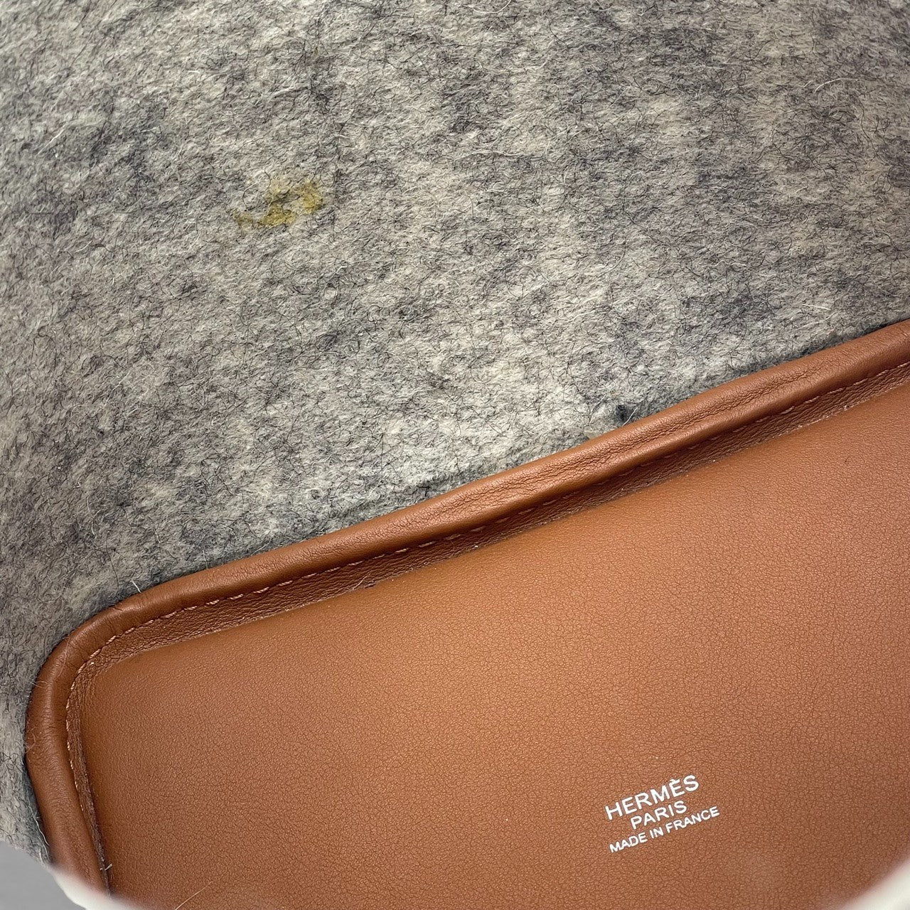 爱马仕pico丹岩石PM金毡银金属配件Z刻印