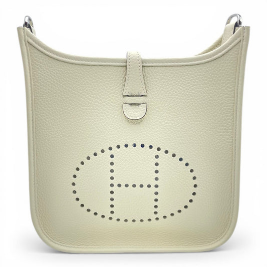 プレオウンドエルメス エヴリン 23 クレーム トリヨンクレマンス シルバー金具 K刻印