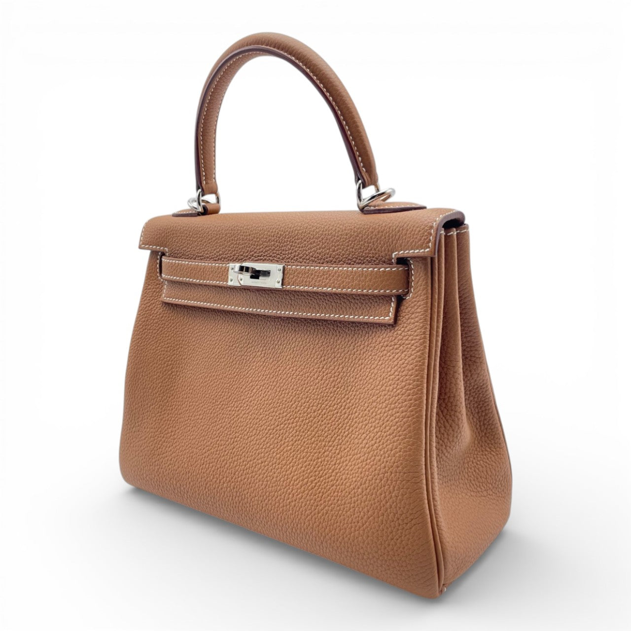 プレオウンドエルメス ケリー 25 ゴールド トゴ シルバー金具 B刻印