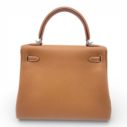 プレオウンドエルメス ケリー 25 ゴールド トゴ シルバー金具 B刻印