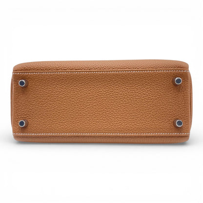 プレオウンドエルメス ケリー 25 ゴールド トゴ シルバー金具 B刻印