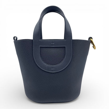 プレオウンドエルメス インザループ 18 ブルーニュイ トリヨンクレマンス ゴールド金具 B刻印