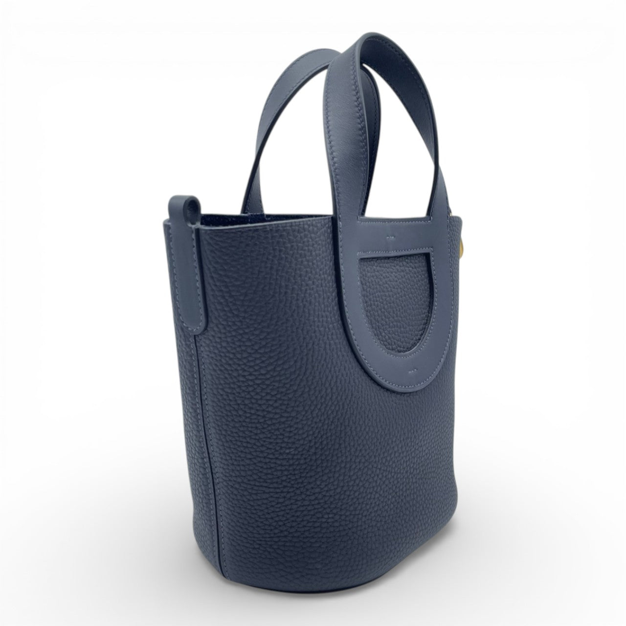 プレオウンドエルメス インザループ 18 ブルーニュイ トリヨンクレマンス ゴールド金具 B刻印