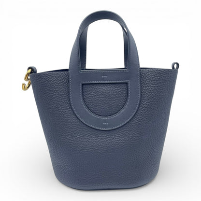 プレオウンドエルメス インザループ 18 ブルーニュイ トリヨンクレマンス ゴールド金具 B刻印