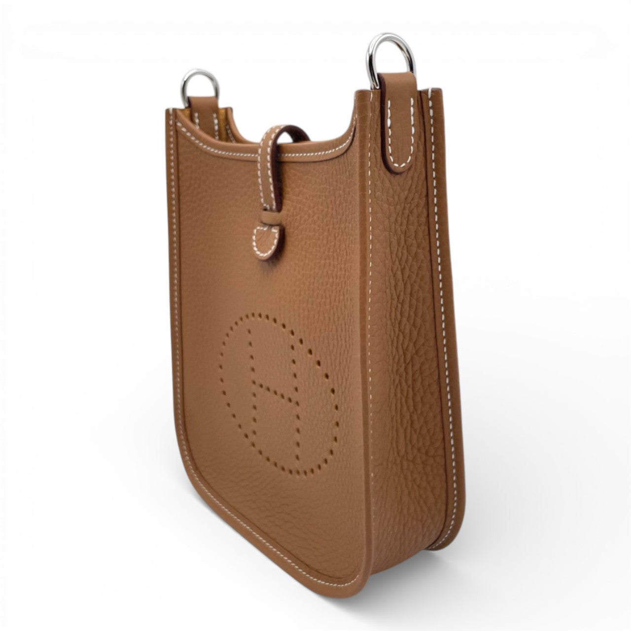 プレオウンドエルメス ミニエヴリン アマゾーヌ TPM ゴールド トリヨンクレマンス シルバー金具 K刻印