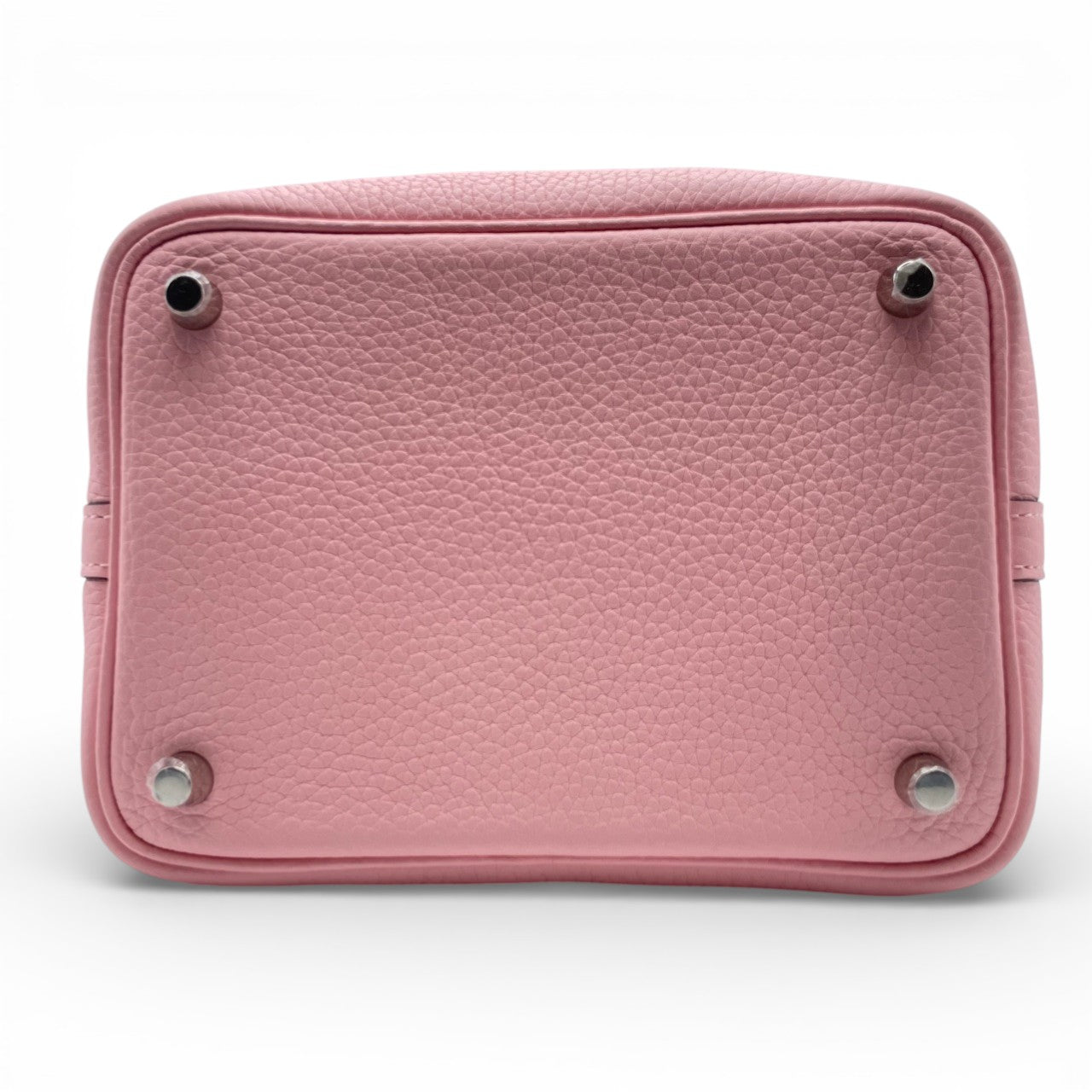 プレオウンドエルメス ピコタンロック PM ローズサクラ トリヨンクレマンス シルバー金具 U刻印