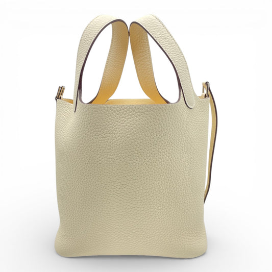 プレオウンドエルメス ピコタンロック PM ナタ トリヨンクレマンス シルバー金具 Z刻印