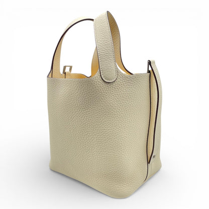 プレオウンドエルメス ピコタンロック PM ナタ トリヨンクレマンス シルバー金具 Z刻印