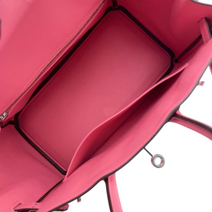 プレオウンドエルメス バーキン 25 ローズエテ スイフト シルバー金具 Y刻印