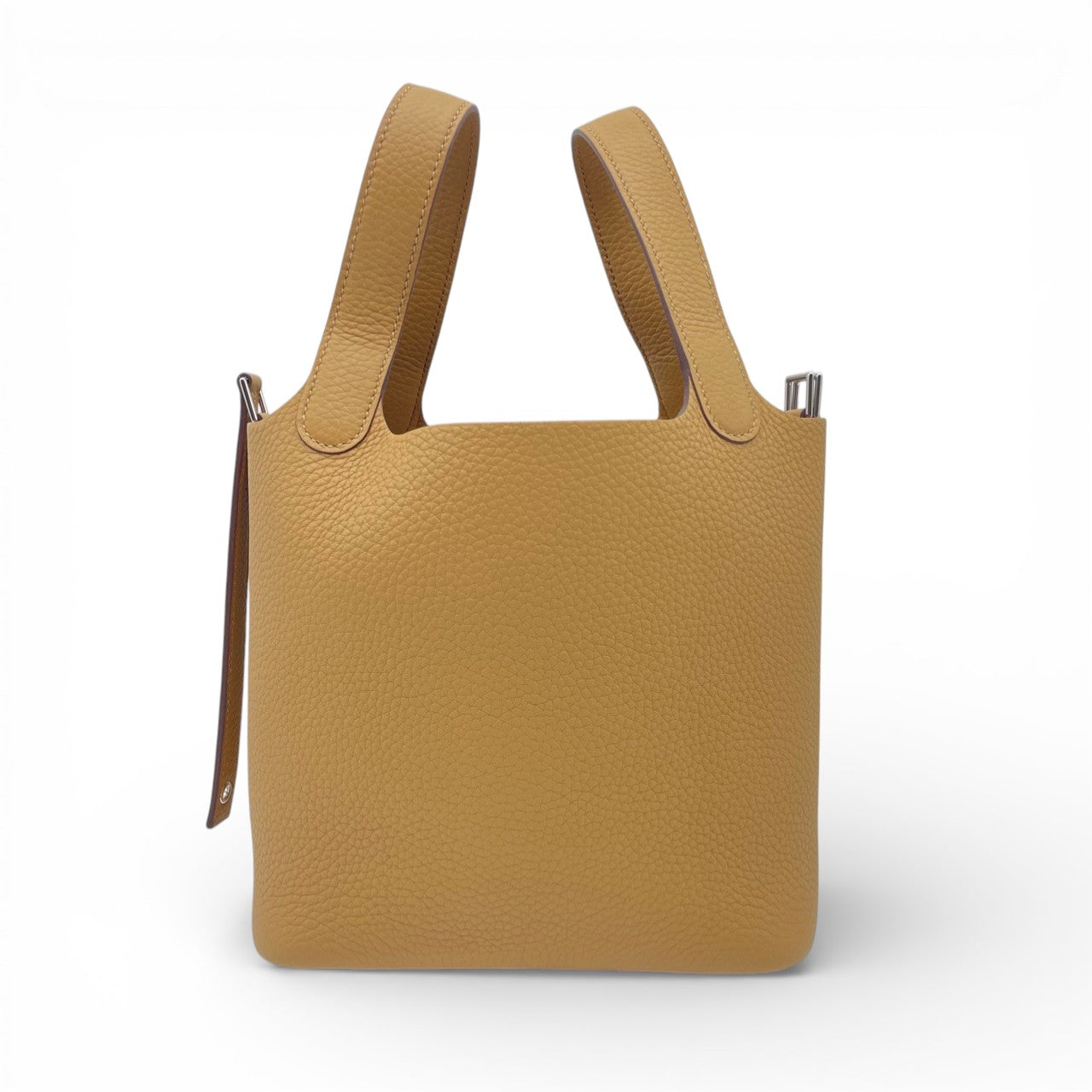 プレオウンドエルメス ピコタンロック PM ビスキュイ トリヨンクレマンス シルバー金具 K刻印