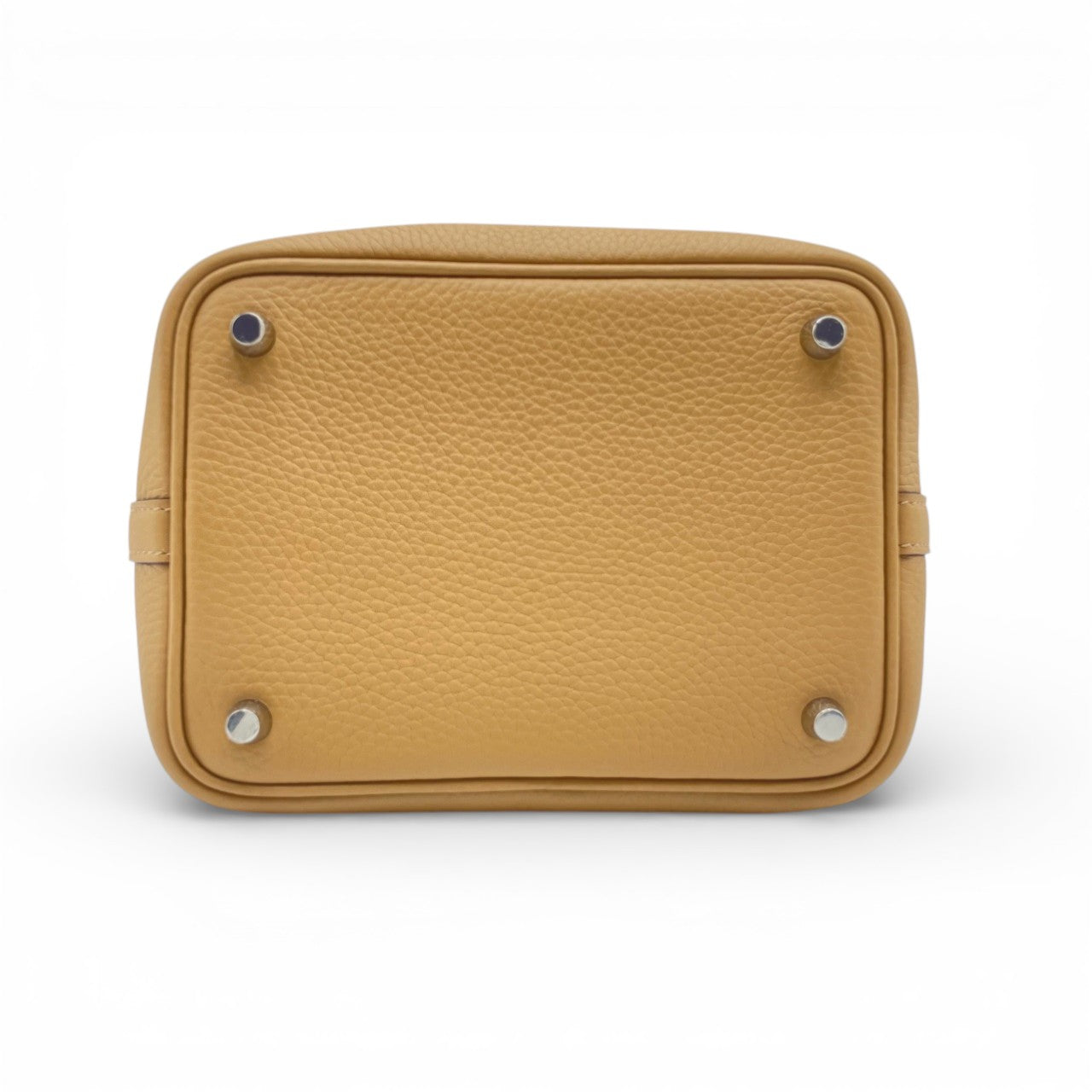 プレオウンドエルメス ピコタンロック PM ビスキュイ トリヨンクレマンス シルバー金具 K刻印