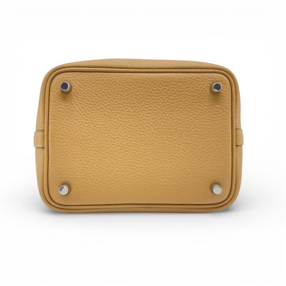 プレオウンドエルメス ピコタンロック PM ビスキュイ トリヨンクレマンス シルバー金具 K刻印