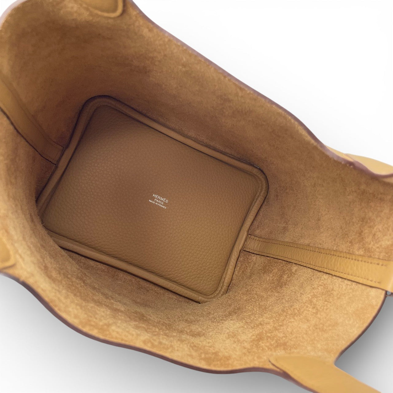 プレオウンドエルメス ピコタンロック PM ビスキュイ トリヨンクレマンス シルバー金具 K刻印