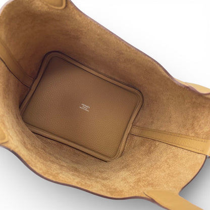 プレオウンドエルメス ピコタンロック PM ビスキュイ トリヨンクレマンス シルバー金具 K刻印