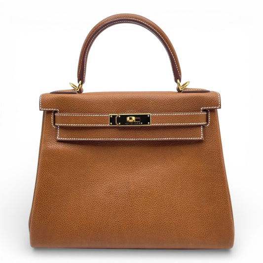 プレオウンドエルメス ケリー 28 フォーブ バレニアフォーブル ゴールド金具 K刻印