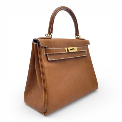 プレオウンドエルメス ケリー 28 フォーブ バレニアフォーブル ゴールド金具 K刻印