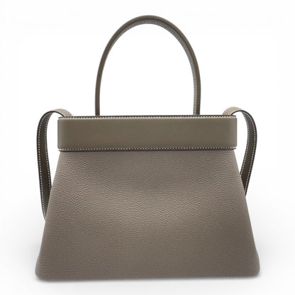 プレオウンドエルメス メドール 27 エトゥープ トゴ/スイフト シルバー金具 K刻印