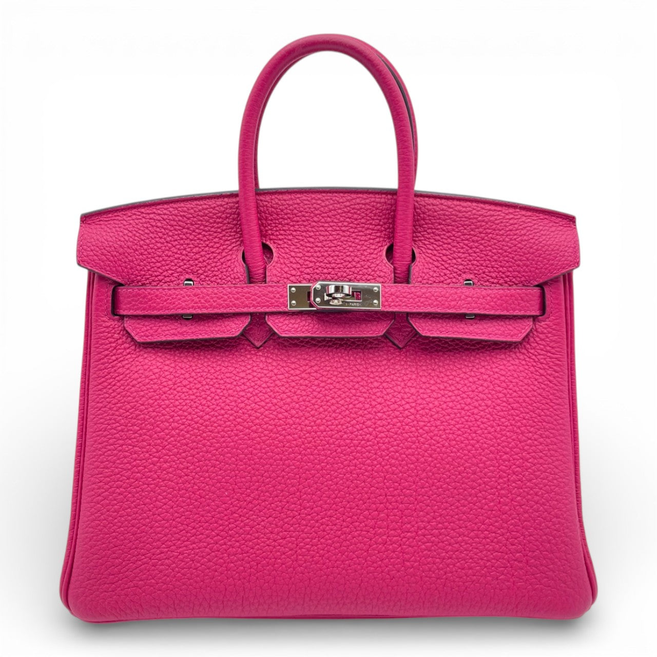 プレオウンドエルメス バーキン 25 ローズメキシコ トゴ シルバー金具 Z刻印