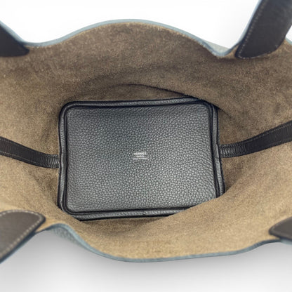 プレオウンドエルメス ピコタンロック PM エベンヌ トリヨンクレマンス シルバー金具 K刻印