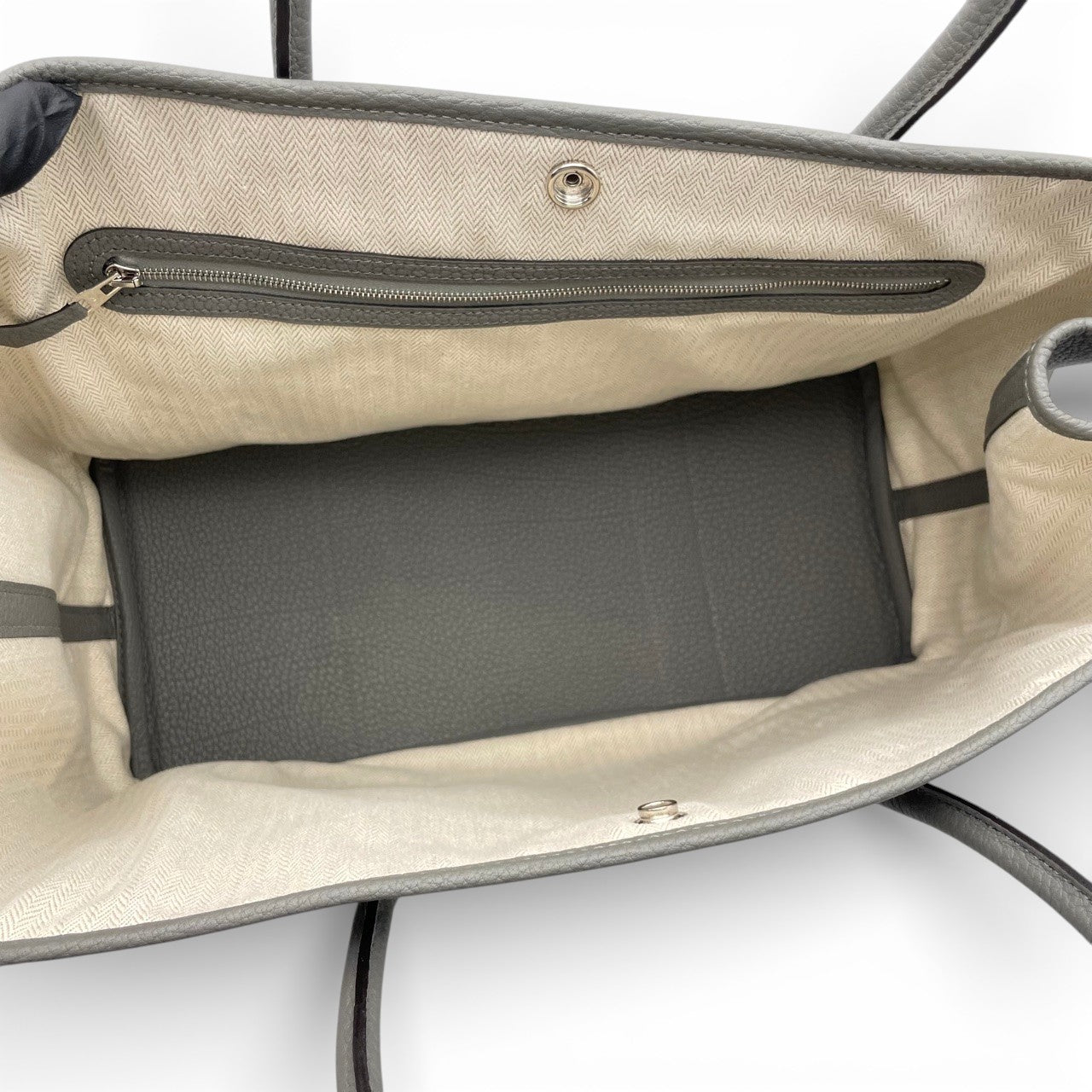 プレオウンドエルメス ガーデンパーティー PM グリメイヤー ネゴンダ シルバー金具 U刻印