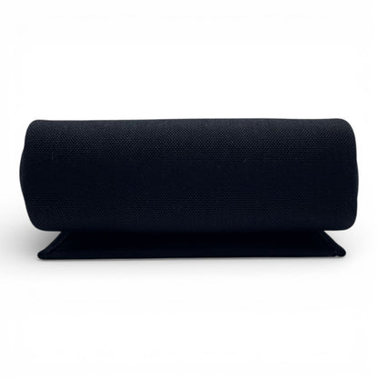 プレオウンドエルメス エールバッグ ジップ ミニ 20 ノワール トワルミリタリー/ヴァッシュハンター シルバー金具 K刻印