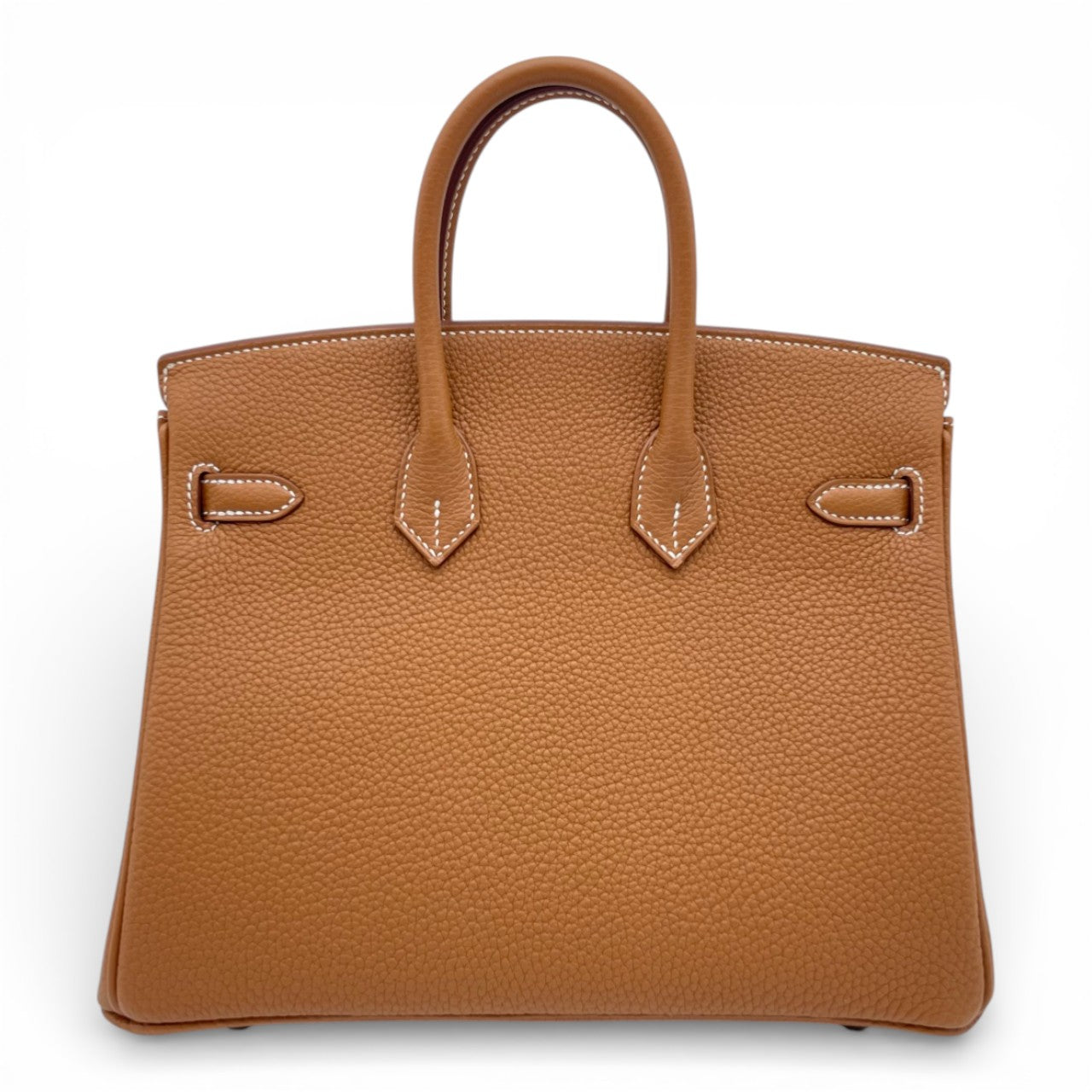 プレオウンドエルメス バーキン 25 ゴールド トゴ シルバー金具 G刻印