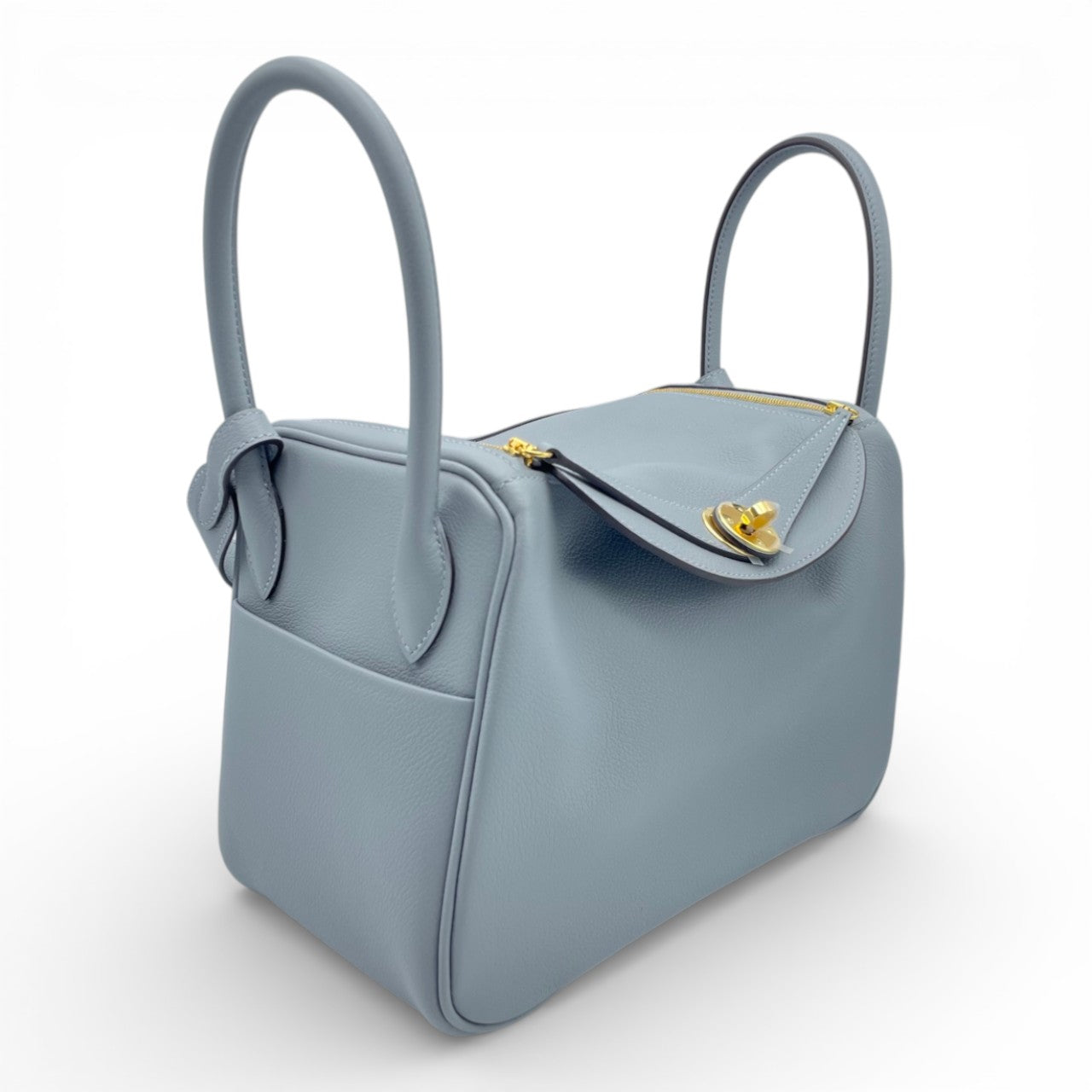 プレオウンドエルメス リンディ 26 グリパンタン エヴァーカラー ゴールド金具 G刻印